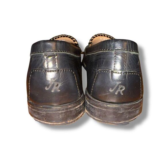 Black Jack Rogers Leather Penny Loafers Size 11 - Picture 6 of 10